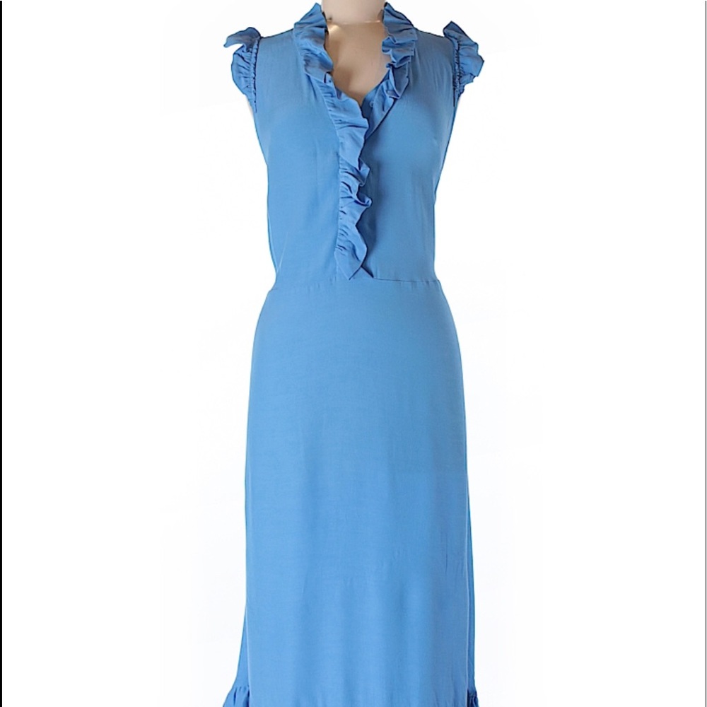 Ruffle midi dress